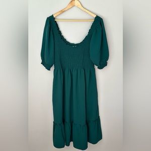 Hill House Home 
The Louisa Nap Dress - Botanical Garden Crepe / XL